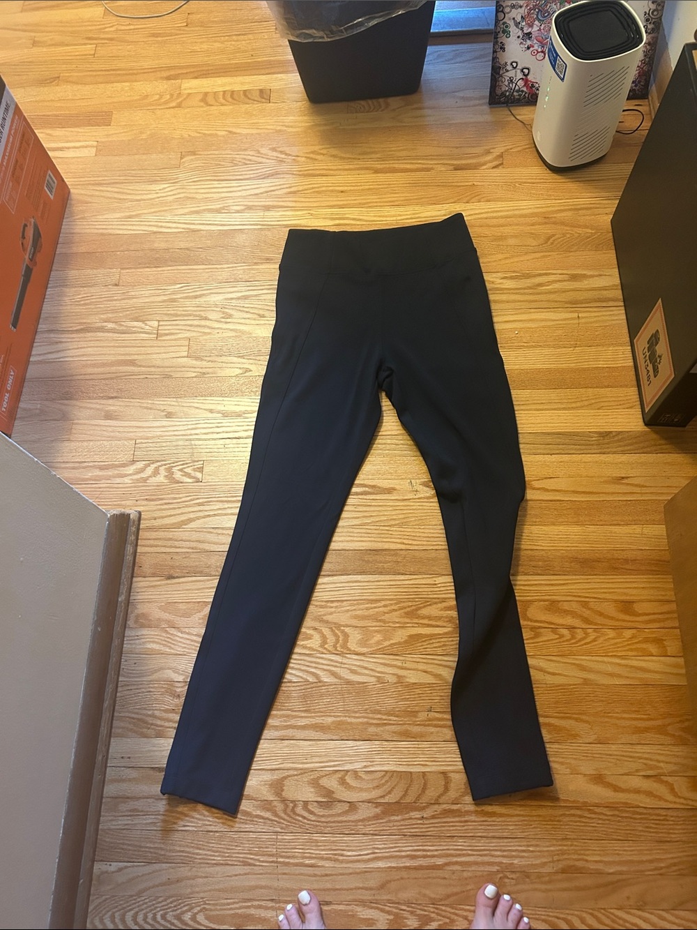 Athleta Black High-Rise Ponte Leggings
